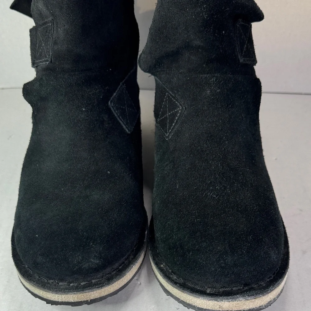 SOREL Chipahko Felted Wool Buckles Leather Winter Snow Boots Boho, EU 36 Girls 4
